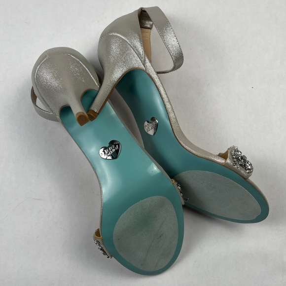 Betsey Johnson GINA Women's Stiletto Heels - Silver - Picture 15 of 16